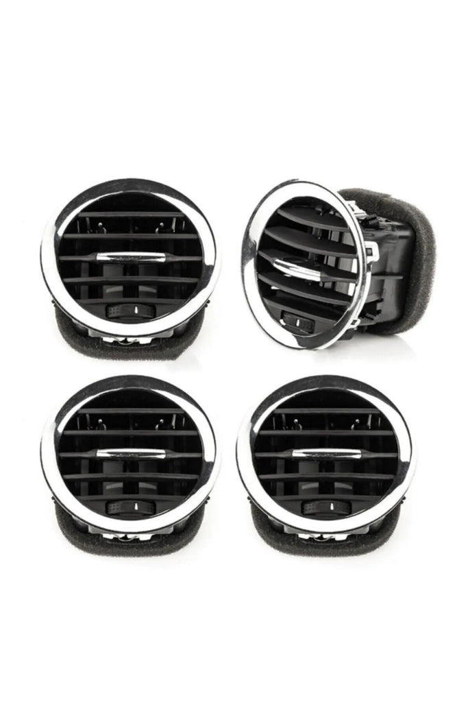 4x Interior Air Vent Nozzle Grille Chrome Fits Vauxhall Opel Corsa D Adam 13417366 2201102