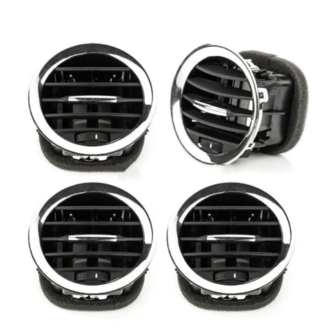 4x Interior Air Vent Nozzle Grille Chrome Fits Vauxhall Opel Corsa D Adam 13417366 2201102