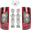 A PAIR OF REAR LIGHT LAMP CLUSTER LENS + BULB HOLDER (LAMP BASE)