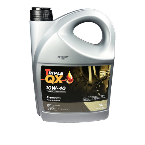 5L 10W-40 Triple QX PRemium Semi-Synthetic Engine Oil 