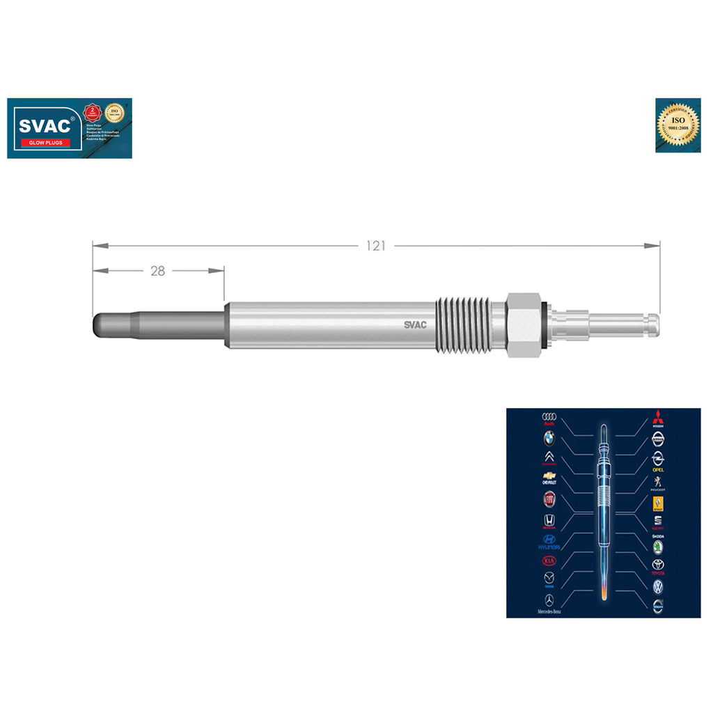 Mercedes Benz  C Class Heater Glow Plug  E Class 220 250 D 250 300 D  A0011591501