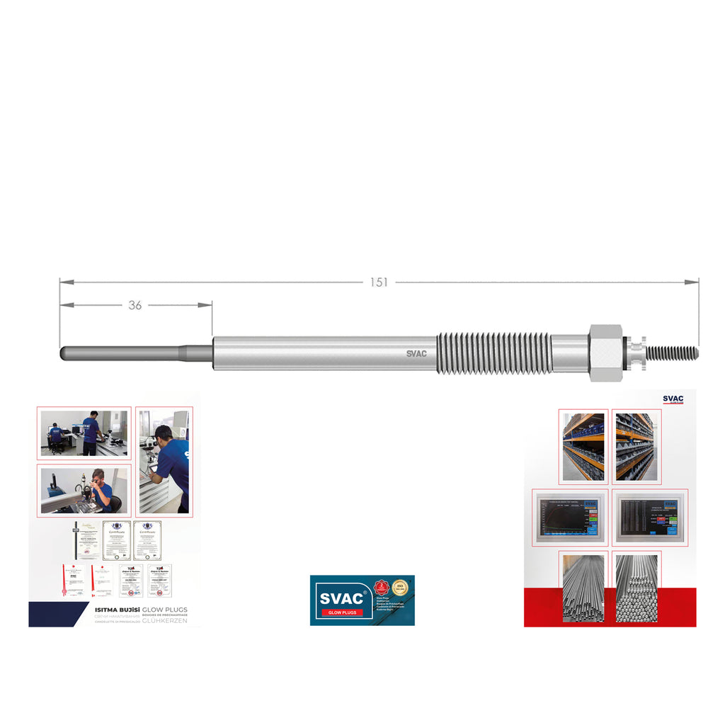 Isuzu Rodeo Heater Glow Plug 2002 to 2012  8980133920