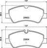 Ford Tourneo Custom Rear Axle Brake Pad Set 2012 ON 1763916