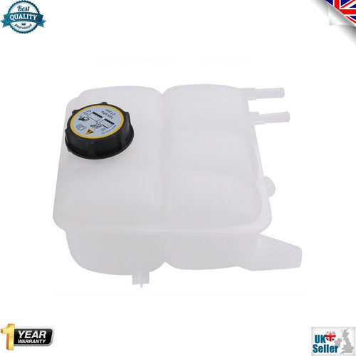 RADIATOR COOLANT EXPANSION HEADER TANK BOTTLE & CAP FITS FORD FOCUS 2004 ON